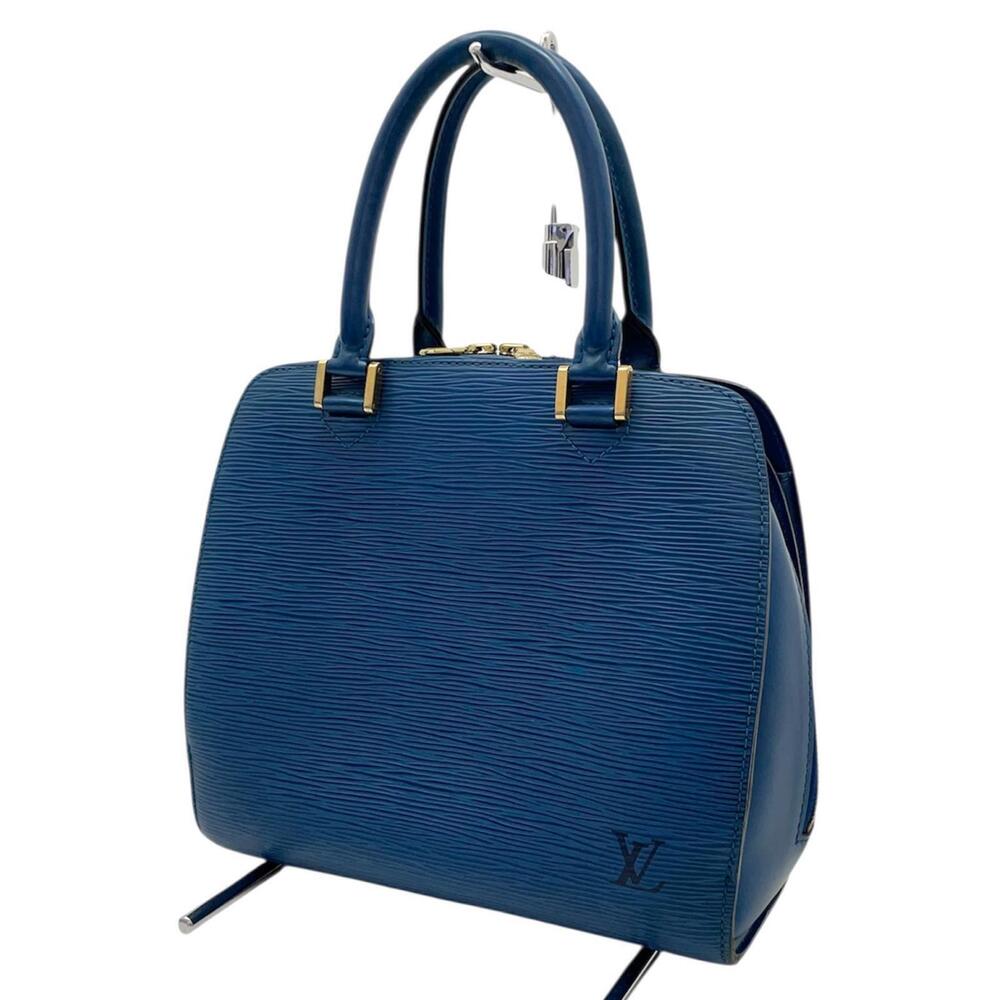 LOUIS VUITTON Pont Neuf Handbag Blue